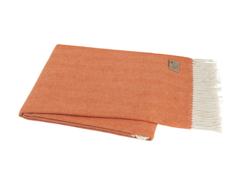 Mandarin Italian Herringbone Throw