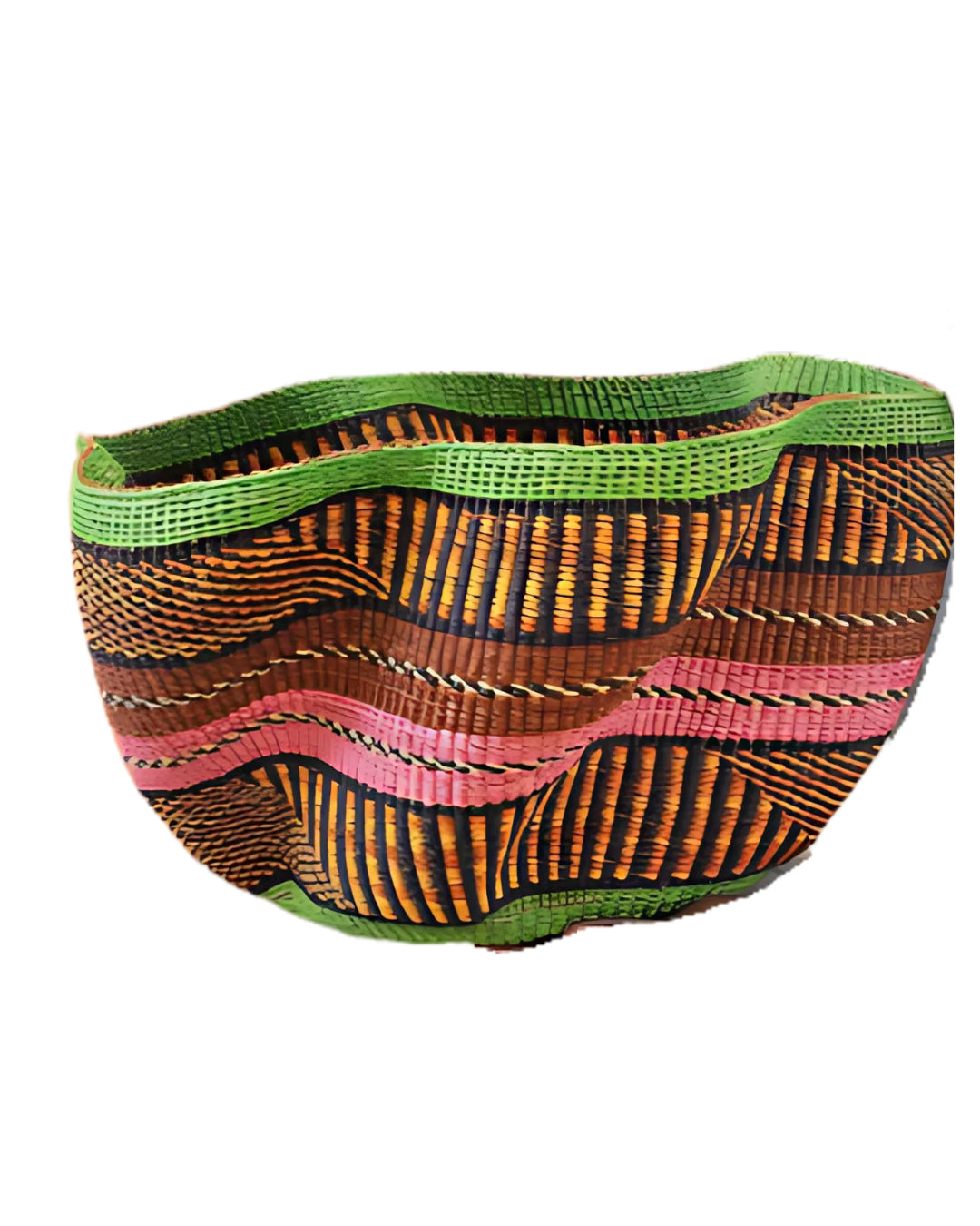Handwoven Wave Baskets – Sculptural Elegance for Your Space