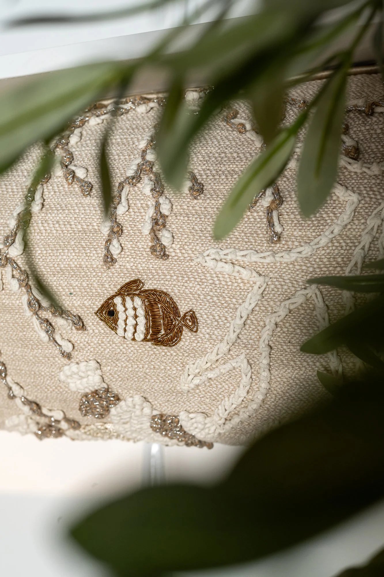 Bermuda Hand Embroidered cushion