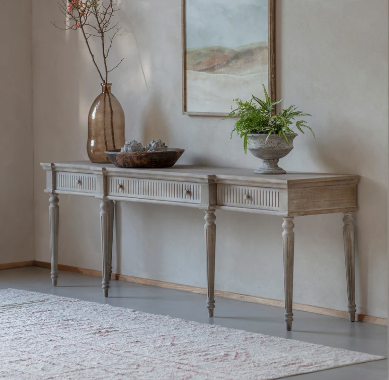 Somerset Spindle Console Table
