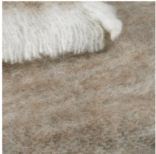Driftwood Brushed Alpaca Throw