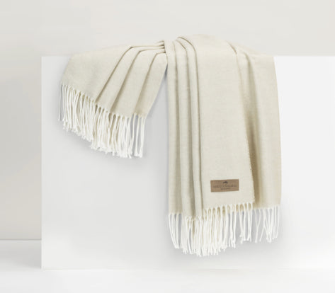 Birch Italian Herringbone Throw