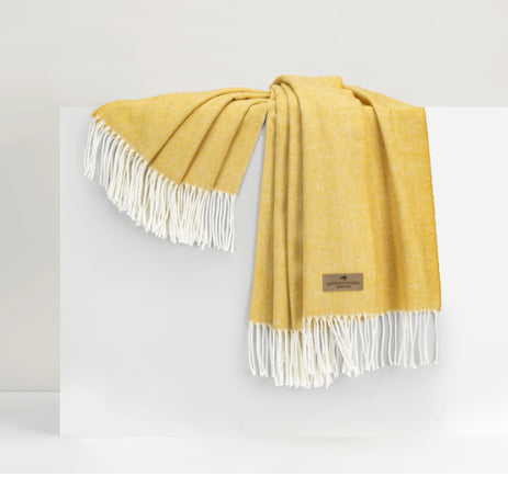 Cider Italian Herringbone Throw