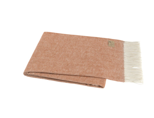 Copper Italian Herringbone Throw