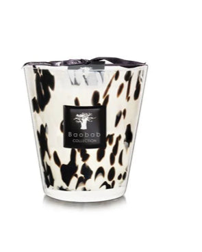 SCENTED CANDLE PEARLS BLACK