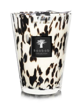 SCENTED CANDLE PEARLS BLACK
