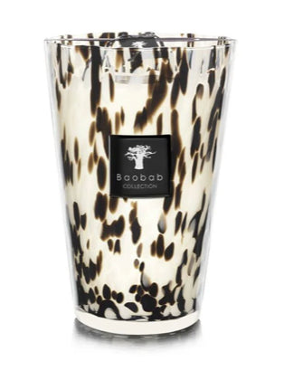 SCENTED CANDLE PEARLS BLACK