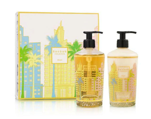 GIFT BOX MIAMI BODY & HAND LOTION AND SHOWER GEL