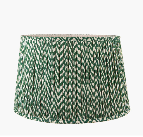 Forest Green Pleat Lampshade