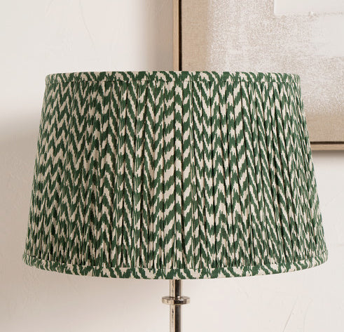 Forest Green Pleat Lampshade