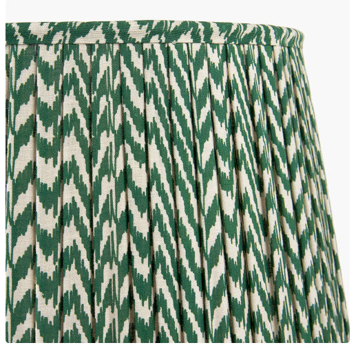 Forest Green Pleat Lampshade