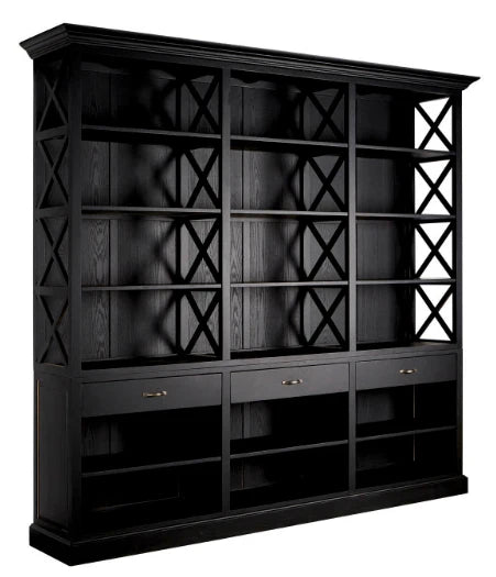 Ebony Birchwood Large Cabinet