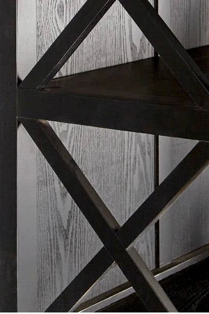 Ebony Birchwood Large Cabinet
