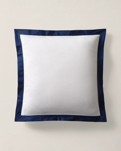 Organic Sateen Border Bedding - Euro Sham