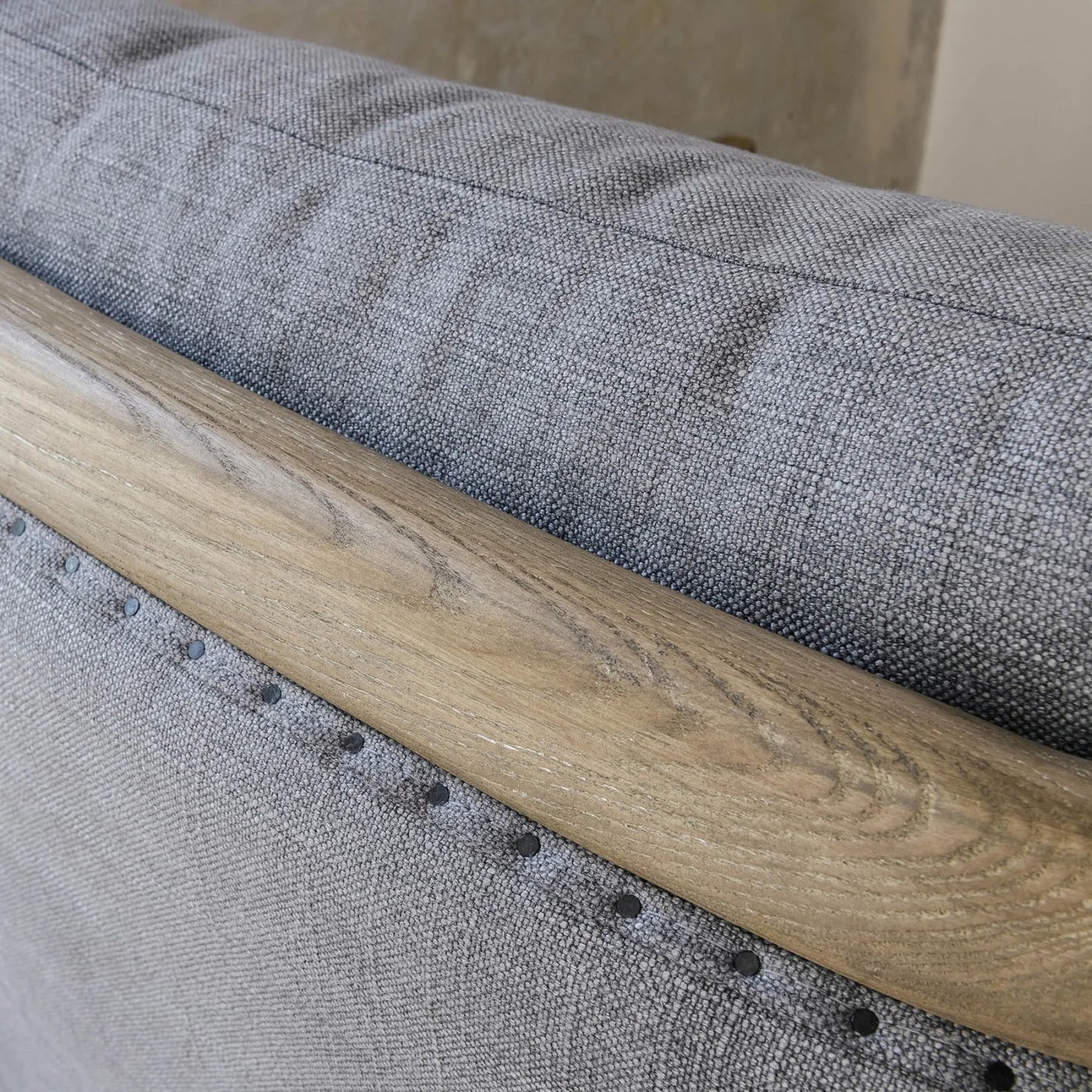 St George's Grey Curved Armchair